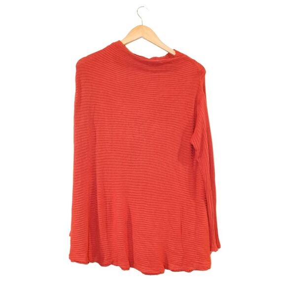 We the free burnt orange open back sweater - Picture 3 of 5